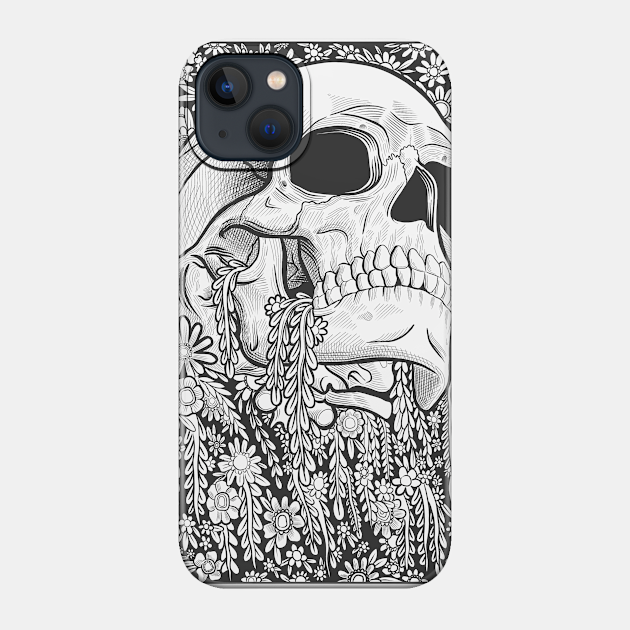 REBORN - Skull - Phone Case