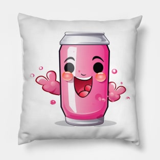 Soft drink cute T-Shirt cute giril Pillow