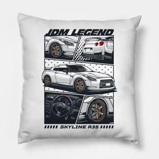 Skyline R35 Manga Pillow