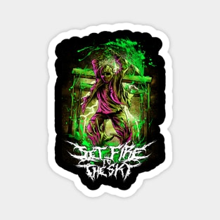 Summertime Slaughter -  Green Slime Blood, Band: Set Fire to the Sky Magnet