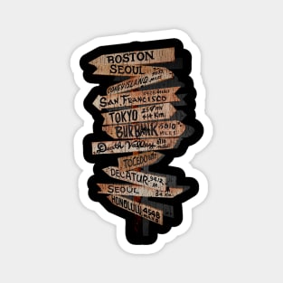 MASH 4077 Signpost Magnet