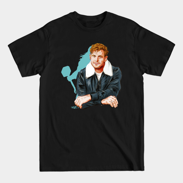 Discover Chris Hemsworth - An illustration by Paul Cemmick - Chris Hemsworth - T-Shirt