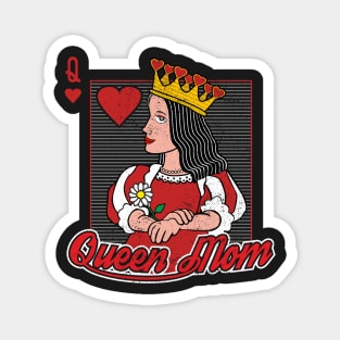 Queen of Hearts Mom Magnet