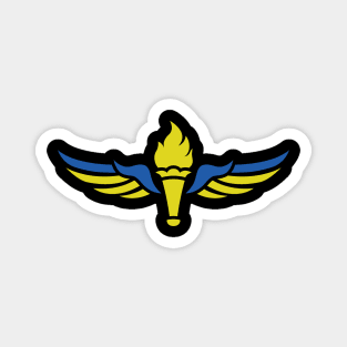 Winged torch Magnet