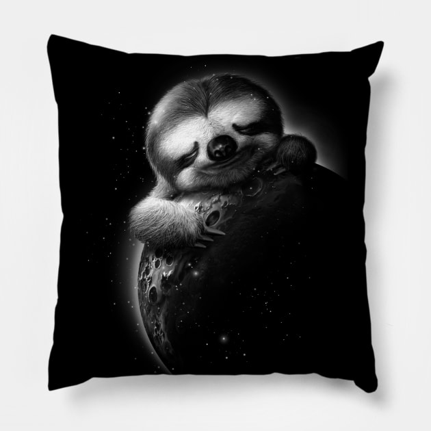 moonsloth Pillow by ADAMLAWLESS