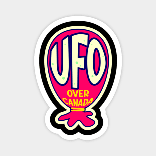 UFO over Canda. Magnet