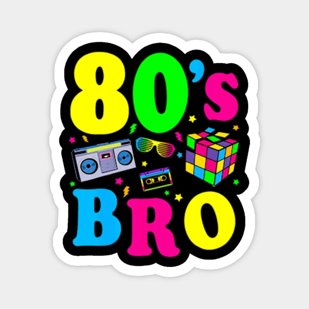 This Is My 80s Bro 80's 90's Party Magnet by Cristian Torres