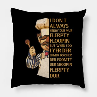 VERT DER FERK QUOTES -  RETRO Pillow