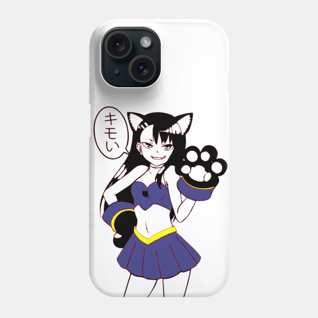 Nagatoro Neko Kimoi Phone Case by OtakuPapercraft