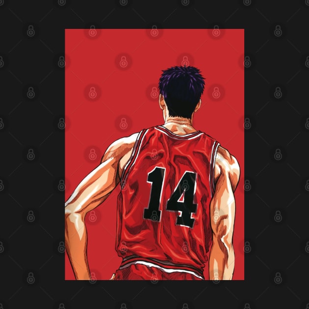 Slam Dunk Mitsui Hisashi vector by syanart