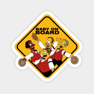 Baby on Board (Something, Something Burt Ward) Magnet