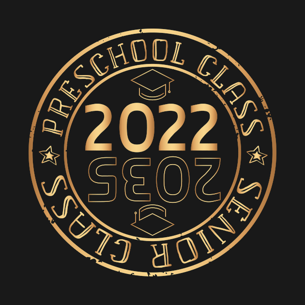 Preschool Class 2022 Senior Class 2035 Graduation kids by Shop design