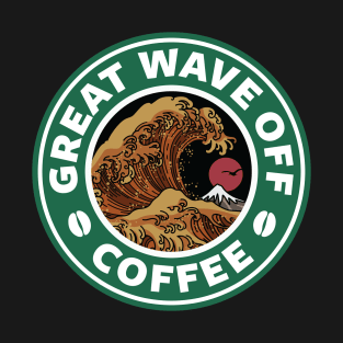 Great Wave Off Coffee T-Shirt