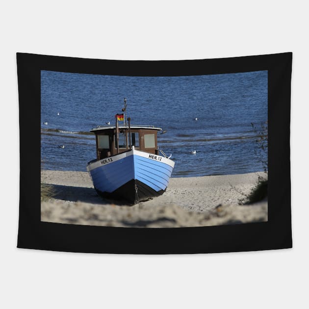 Cutter tern in Heringsdorf Tapestry by jomaot