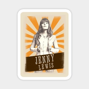 Vintage Aesthetic Jenny Lewis Magnet