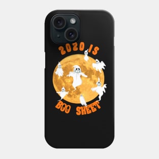 Boo Sheet white Ghost Wear Mask Halloween Phone Case