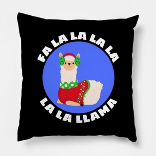 Fa la la la la la la llama | Llama Pun Pillow