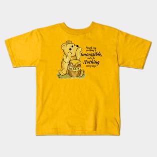 Vintage Winnie Pooh Yellow Red Blue Disney Baseball Jersey