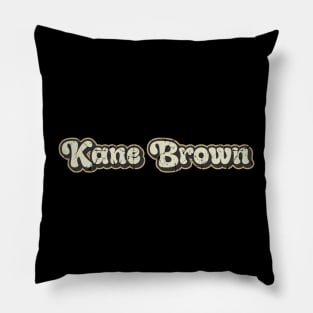 Kane Brown - Vintage Text Pillow
