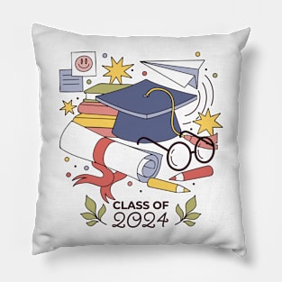 Class of 2024 - Happy Graduation Day Celebration Pillow