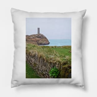 Ruins on Rock Island, County Cork, Ireland Pillow