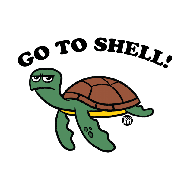 GO TO SHELL by toddgoldmanart