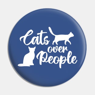 Cats over People Pin