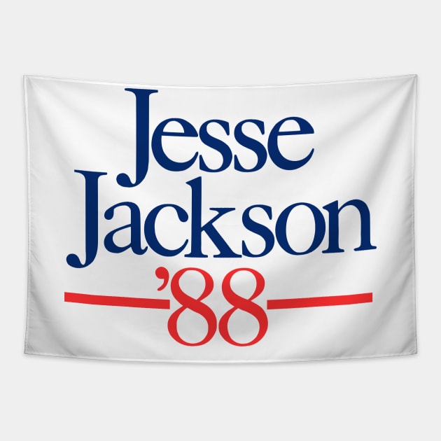 Jesse Jackson 88 Tapestry by darklordpug