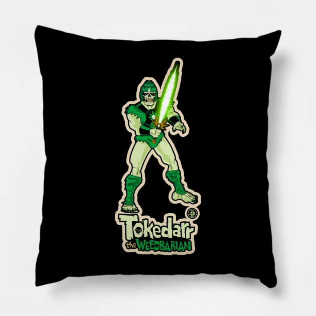 Tokedarr The Weedbarian Pillow by HEJK81