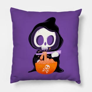 Purple death noodles Pillow