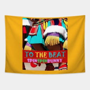 SpinSpinBunny Single 'To the Beat' Artwork Tapestry