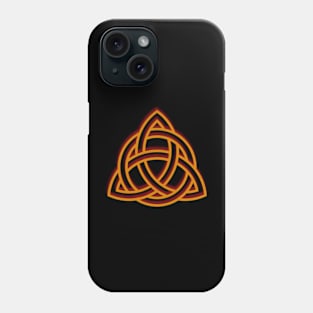 Orange Celtic Knot Phone Case