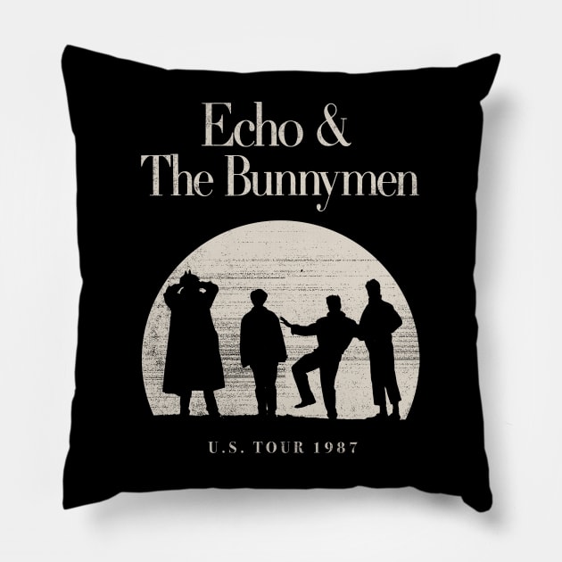 Echo & The Bunnymen Pillow by statham_elena