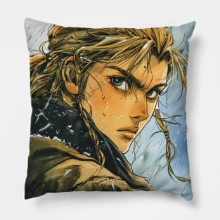 Saga of the Norse: Viking Exploration, Epic Tales, and Anime-Manga Heritage in Vinland Saga Art Pillow