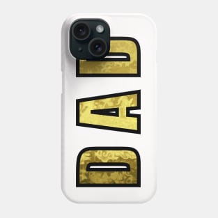 HAPPY Fathers Day Dad Gold Minimal Text Phone Case