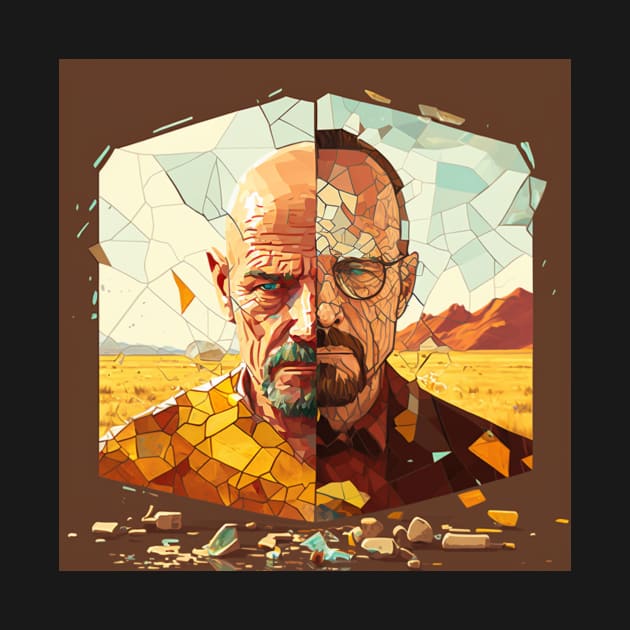 Illustration of Walter White and Jesse Pinkman by KOTYA