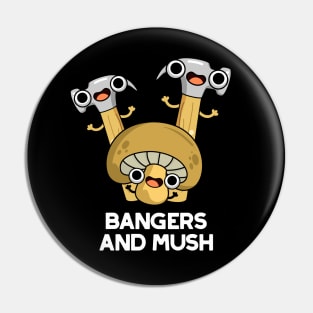 Bangers And Mush Cute English Food Pun Pin