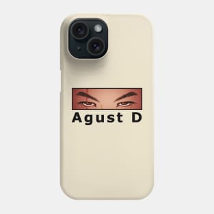 agust d glaring digital art suga yoongi Phone Case