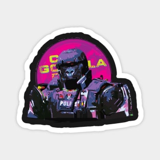 Gorilla Cop Magnet