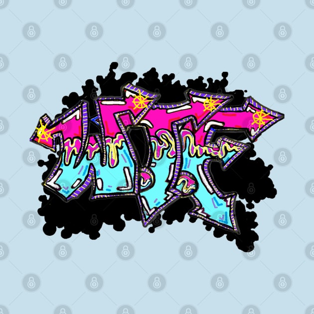 Graffiti Tag WTF by LEG by LowEndGraphics