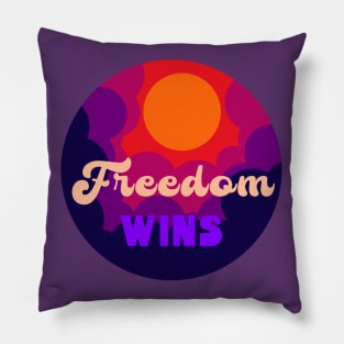 Freedom wins Pillow