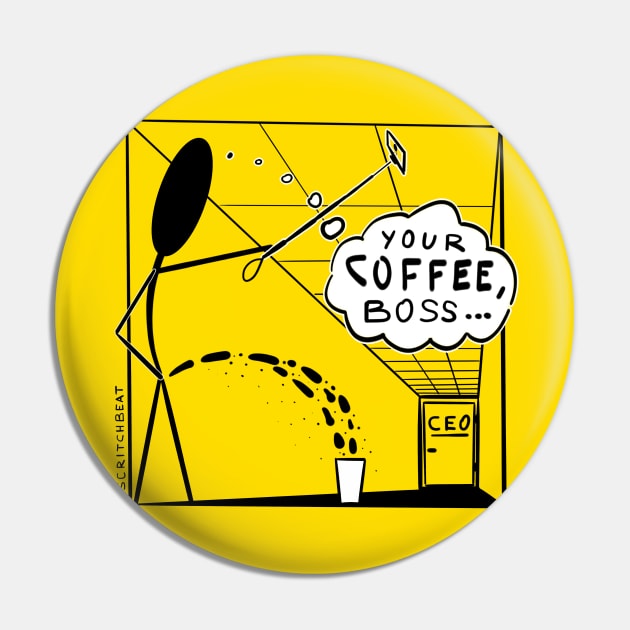 Your coffee, boss... Pin by scritchbeat