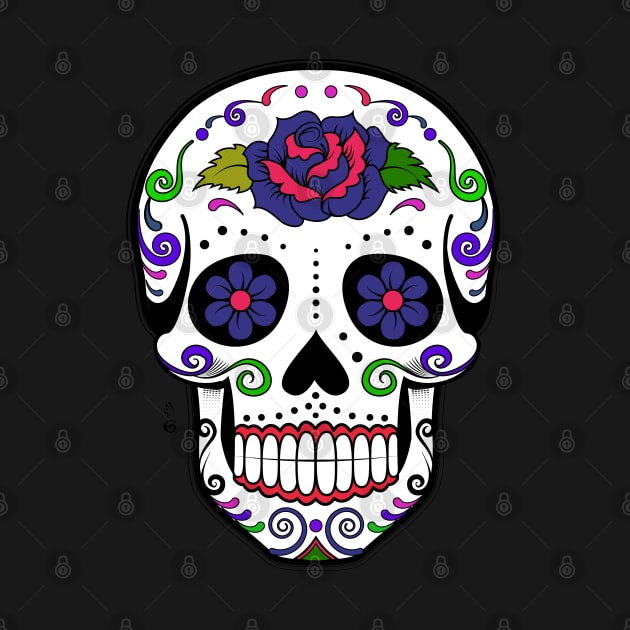 Sugar skull by HagalArt