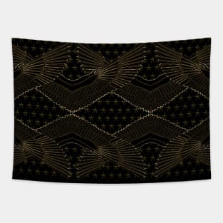 Protective Egyptian Wings Tapestry