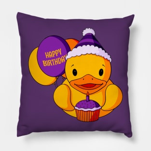 Birthday Rubber Duck Pillow