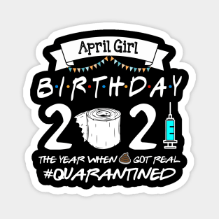 April Girl Birth Day 2021 Magnet