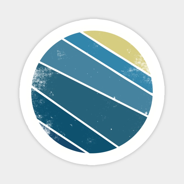 Retro ocean Surf Magnet by Vanphirst