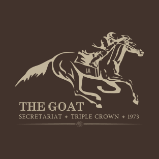 Secretariat The GOAT Triple Crown T-Shirt