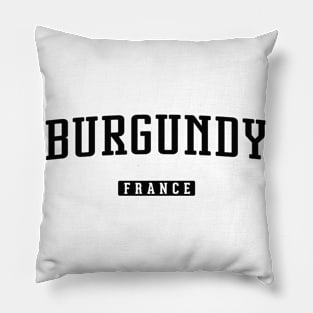 Burgundy France Pillow