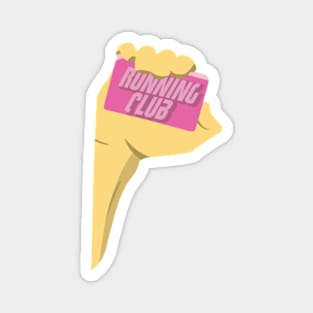 Running Club - Fight Club Parody Magnet